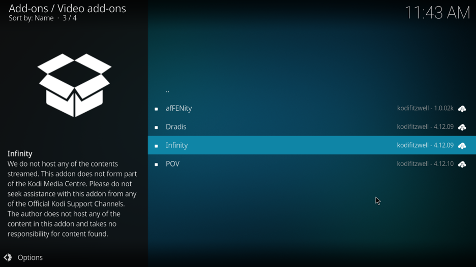 Kodi/POV+Dradis+Infinity with Easydebrid | Guides - Paradise Cloud